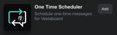 One Time Scheduler
